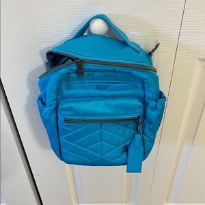 Blue Quilted Bag Lug Alpine